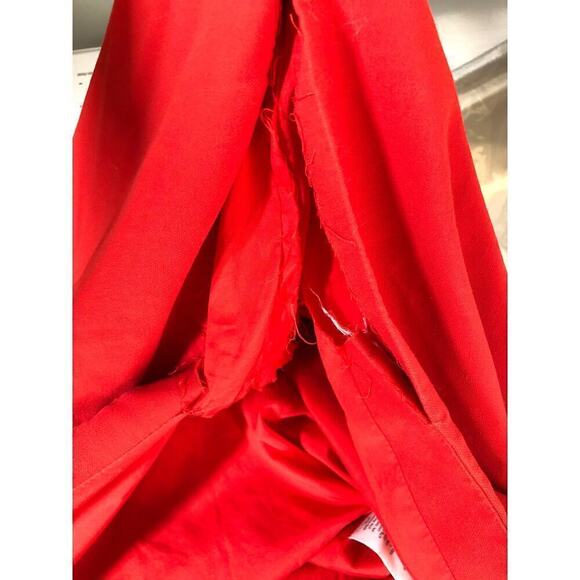 Likely Celinda Dress Sleeveless Cowl Neck Ruched Column Evening Maxi Gown Red 4 - Picture 15 of 16
